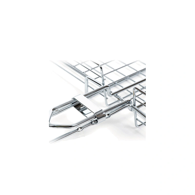 Stainless Steel Grilling Basket Barbeque Vegetable Basket Outdoor Fish Grilling Basket